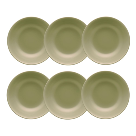 Set X6 Platos Hondos 20Cm Unni Oliva
