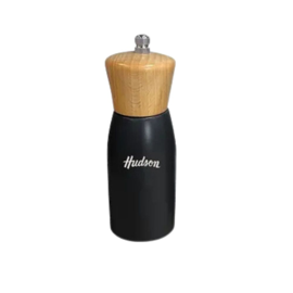 Molinillo Madera Laqueado 15Cm Negro