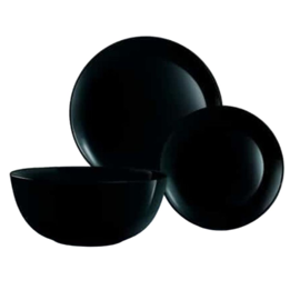 Juego De Vajilla X 9 Piezas Diwali Noir