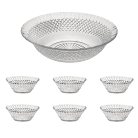 Set Ensaladera  + 6 Bowl Compotera Barroco 