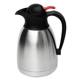 Jarra Termica 1.2 L Acero Inox C Boton Rojo Y Pico V...