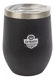 Mate Vaso Acero Inoxidable 350Ml Con Tapa Negro