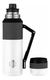 Termo Acero Inoxidable 1 Litro Pico Flow 360 Blanco