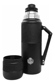 Termo Acero Inoxidable  1 Litro Pico Flow 360 Negro