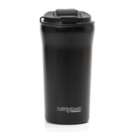 Vaso Térmico Doble Tapa Negro 500Ml