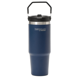 Vaso Térmico Con Pico Y Manija 880Ml Azul