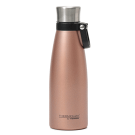 Botella Térmica  Con Tapa Rosca 500Ml Oro Rosa