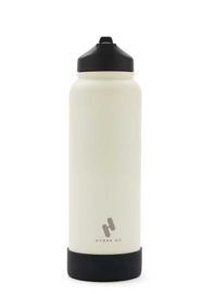 Botella Termica 1000Ml Crema/Negro