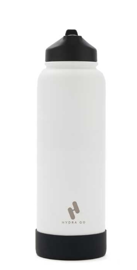 Botella Termica 1000Ml Blanco/Negro