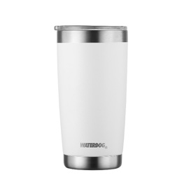 Vaso Con Doble Pared Borda500wh 500 Ml Blanco Acero