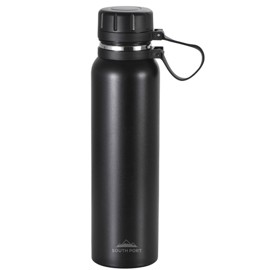 Botella Térmica Negra 850Ml Con Tapa