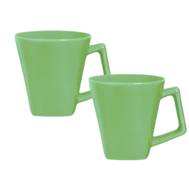 Mini Quartier Set X 2 Jarros Mug 220 Cc Verde
