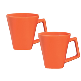 Mini Quartier Set X 2 Jarros Mug 220 Cc Naranja
