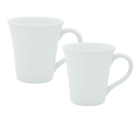Conico Tulipa Set X2 Jarros 330 Cc Blanco
