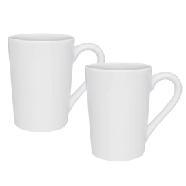 Set X2 Jarros Mug 230 Cc Blanco