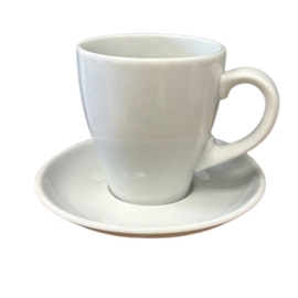 Taza Jarro Mug 350Cc Con Plato Porcelana Monza