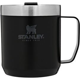 Taza Legendary Camp De 350 Ml, Color Negro Mate