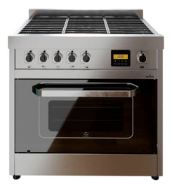 Cocina Vintage 900 Con Placa Color Negra