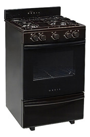 Cocina A Gas 838Mc4 Color Marrón Oscuro 4 Hornallas