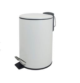 Cesto Residuos Tacho Basura Acero Pedal 12 Lts