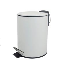 Cesto Residuos Tacho Basura Acero Pedal 3 Lts Color ...