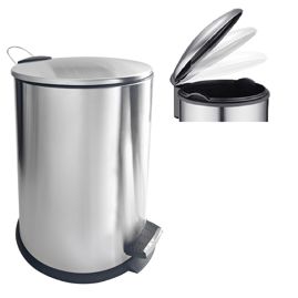 Cesto Residuos Tacho Acero Inox. Pedal 20 Lts 