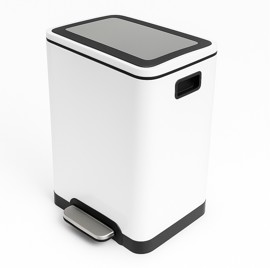 Cesto Doble Residuos 30 Lts Cierre Suave Tacho