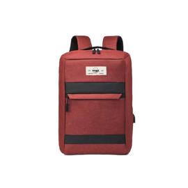 Mochila Reforzada  Porta Notebook Unisex Urbana Roja