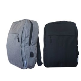 Mochila S01 Con Puerto Usb Negra