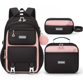 Set De Mochilas Para Niñas A Prueba De Agua Con Lon...