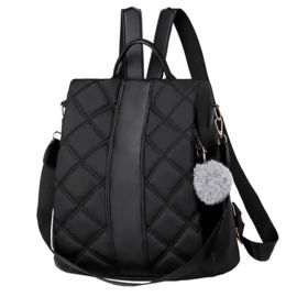 Mochila Bolso Negro Antirrobo