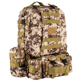 Mochila Mochilero 50L  , Camuflada