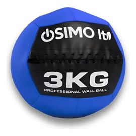 Medicine Ball Azul 3Kg Pelota Medicinal Esferodinami...
