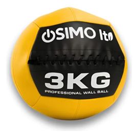 Medicine Ball Amarillo 3Kg Pelota Medicinal Esferodi...