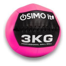 Medicine Ball Rosa 3Kg Pelota Medicinal Esferodinami...