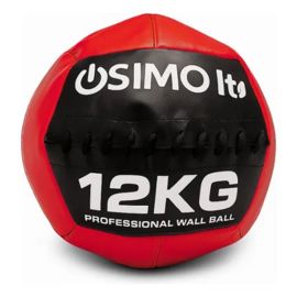 Medicine Ball Rojo 12Kg Pelota Medicinal Esferodinam...