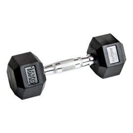 Mancuerna Hexagonal Engomada 16Kg