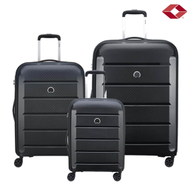 Set De 3 Valijas Binalong Rigida 4 Ruedas 360 Negro...