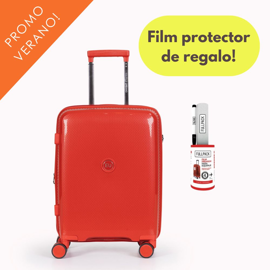 Valija Chica Cabina Carry On Rígida Expandible Rojo...