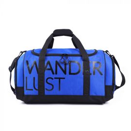 Bolso  Con Cintas Estampadas Y Logo Negro