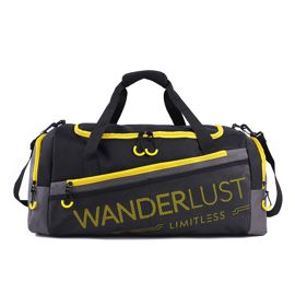 Bolso De Viaje Deportivo Combinado Cierre Diagonal