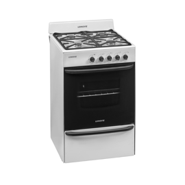 Cocina A Gas 13231Bf 56Cm Blanca Cajón Parrilla