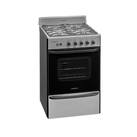 Cocina A Gas 13331Xf 56Cm Inox Cajón Parrilla