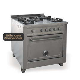Cocina Chef Puerta Inox 90 Cm