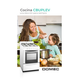 Cocina Domec Cbuplev, Multigas, Ancho 56 Cms, Luz, E...