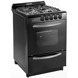 Cocina Cnupv, Ancho 56 Cms, Negra