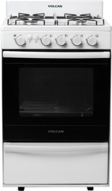 Cocina 87643Vm 55Cm 4 Hornallas Blanca Con Luz