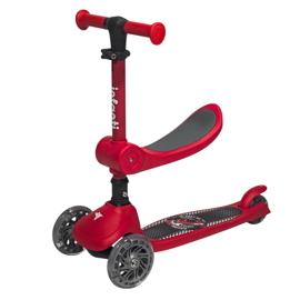 Monopatín 2 En 1 Plegable K4 Rojo