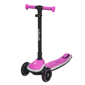Monopatín Plegable Con Luces Led Rosa