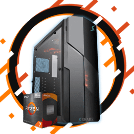 Pc Gamer Ryzen 7 5700G + 16Gb Ram + 480Gb Ssd – Grap...